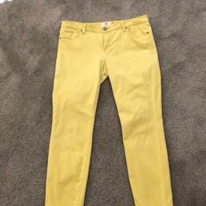 Cabi Citron skinny jeans